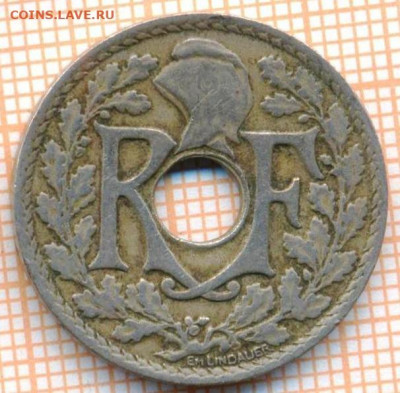 Франция 25 сантимов 1918 г., до 25.07.2021 г. 22.00 по Москв - Франция 25 сантимов 1918 3112а