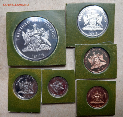 Тринидад 1 доллар - 1 цент 1975 Пруф ФИКС до 25.07 - IMAG2875_2
