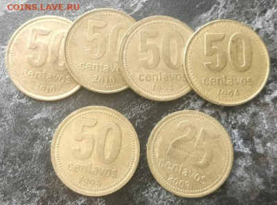 (АКЦИЯ) АРГЕНТИНА 25,50 сентаво - 6шт. с РУБЛЯ до 27.07.21 - IMG_20210724_180245__01