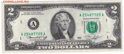 США 2 доллара 1976 г. до 01.08.21 г. в 23.00 - 017