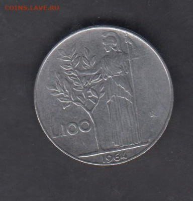 Италия 1964 100 лир до 31 07 - 281