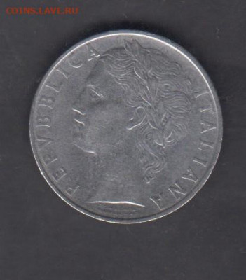 Италия 1964 100 лир до 31 07 - 281а