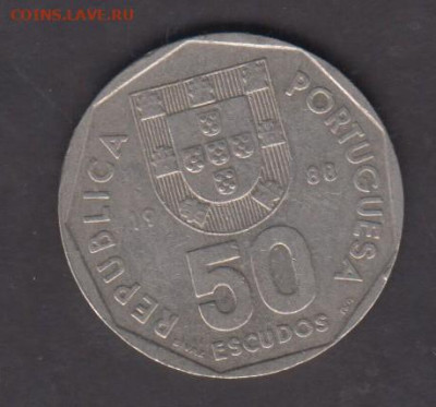 Португалия 1988 50 эскудо парусник до 31 07 - 294