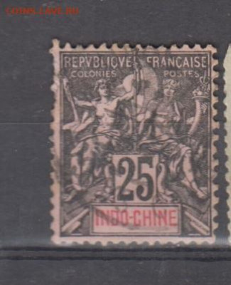 Колонии Индокитай 1892 1м 25с до 02 08 - 486