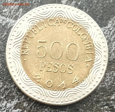 (АКЦИЯ) КОЛУМБИЯ 500 песо 2014 (БИМ) с РУБЛЯ до 31.07.21 - IMG_20210728_142240__01