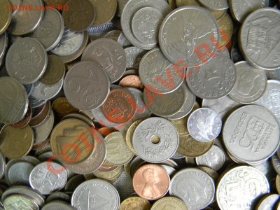 Отличный Лот ИНОСТРАННЫХ монет, более 500 штук. НЕДОРОГО. - мини 3
