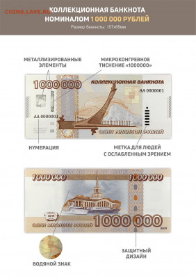 Монеты и банкноты, Новинка Трамп доллар - СКБ-МЛН-01_6