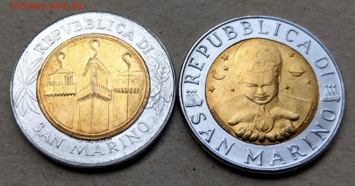 Сан-Марино нечастые 500 лир 1997 2001 и пр. ФИКС до 03.08 - IMAG3051~2