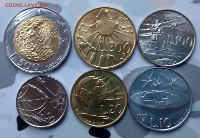 Сан-Марино 10-500 лир 1999 ФИКС до 04.08 - IMAG3062~2
