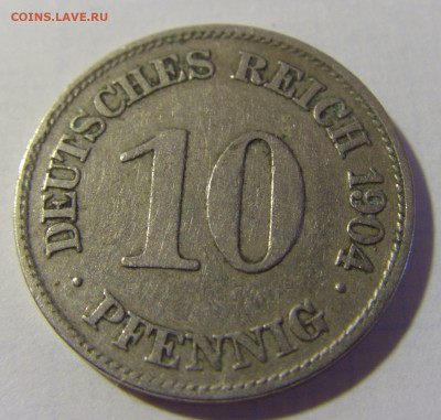 10 пфеннигов 1904 Е Германия №1 08.08.2021 22:00 МСК - CIMG3191.JPG