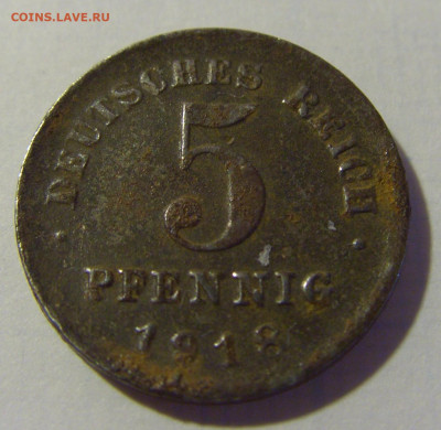 5 пфеннигов 1918 Германия №1 08.08.2021 22:00 МСК - CIMG3215.JPG