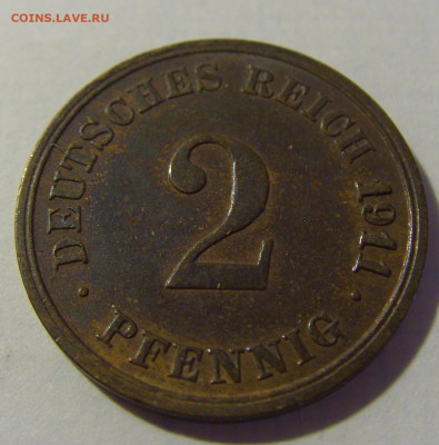 2 пфеннига 1911 G Германия №1 08.08.2021 22:00 МСК - CIMG3247.JPG