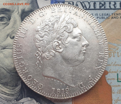 Георг III. Крона. 1819 LIX. - 20210802_142916