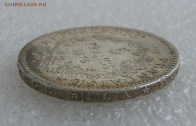 Франция. Третья республика. 5 ФРАНКОВ 1876 года. - 1876 (8).JPG