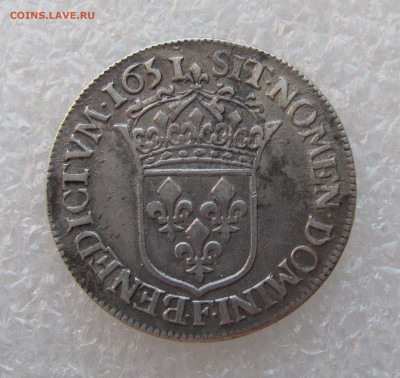 Королевство Франция. Людовик XIV. ½ ЭКЮ 1651 года. - ½ ЭКЮ 1651 (6).JPG