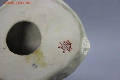 Фарфоровая пепельница ,, Заяц с капустой ,, Городница - IMG_9659.JPG