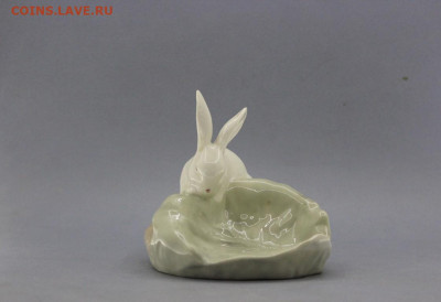 Фарфоровая пепельница ,, Заяц с капустой ,, Городница - IMG_9654.JPG