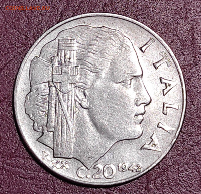 Италия 20 чентезимо 1942 - IMG_20210809_033336