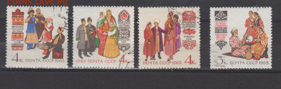 СССР 1963 народные костюмы 4м до 15 08 - 31