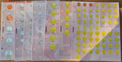 К-т разделителей с листами для монет СССР 1921-1957 - СССР 1921-1