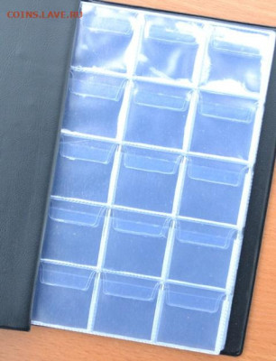 Альбом для монет 125*185 мм на 240 монет - А 240 к-2  35х35