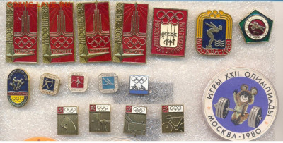 Значки олимпийские разные по 40 и 80р - 2_1