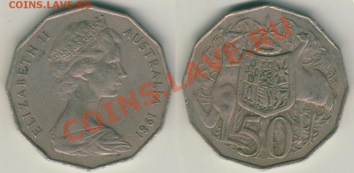 Австралия 50 пенни 1981 до 22-00 МСК 26.10.11 - Australia 50 1981