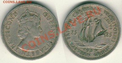 Бр:Карибск. террит. 25 центов 1955 до 22-00 МСК 26.10.11 - bct25c1955