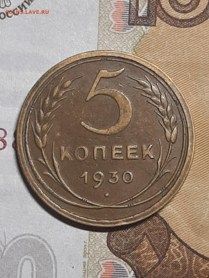 5 копеек 1931 год.Шоколадная патина. до 17.08 в 22-10 - штемп.блеск 058