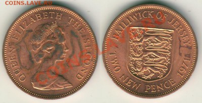 Джерси 2 пенни 1971 до 22-00 МСК 26.10.11 - jer-2p-1971