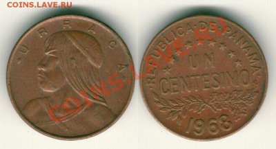 Панама 1 центисимо 1968 до 22-00 МСК 26.10.11 - panama1c1968