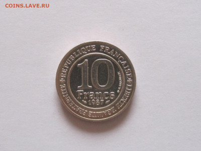 10 франков 1987 1000 лет Франция серебро редкая 10.07 22:10 - IMG_5889.JPG