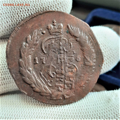 2 копейки 1766 СПМ перечекан - 15-08-21 - 23-10 мск - 20210812_123022