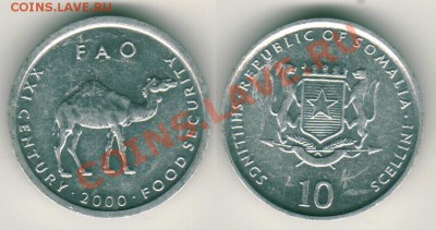 FAO Сомали 10 шиллингов 2000 до 22-00 МК 26.10.11 - som10s2000