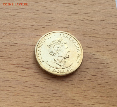Австралия 1$ доллар 2020 самородок Эврика Золотая лихорадка - IMG_7715.JPG