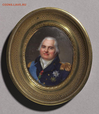 Королевство Франция. Людовик XVIII. 5 ФРАНКОВ 1822 года. A. - 22А