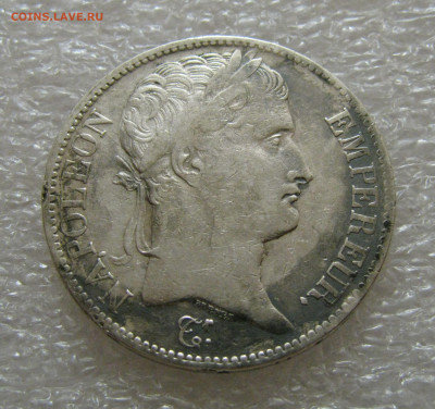 Французская империя. Наполеон I. 5 ФРАНКОВ 1809 года. - НП09 (2).JPG