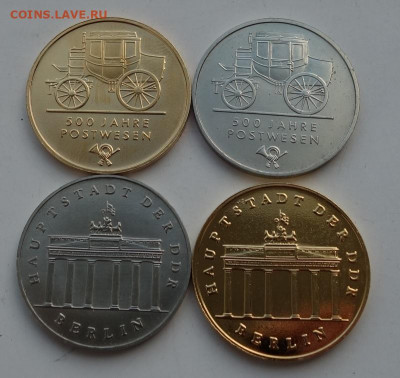 Позолоченные монеты ГДР - ddr18
