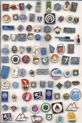 Значки разные СПОРТ по 10р - 8k