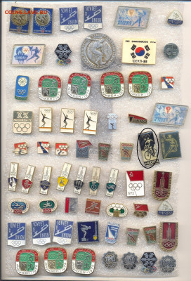 Значки олимпийские разные по  15р - 1