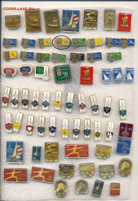 Значки олимпийские разные по  15р - 3