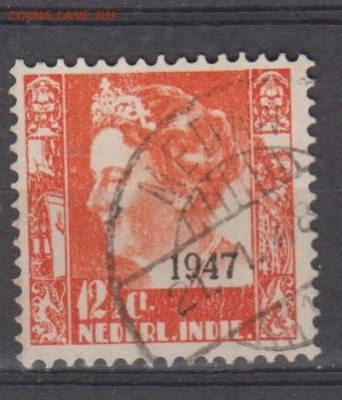 Колонии Нидерл Индия 1947 1м королева надпечатка до 20 08 - 505