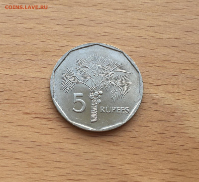 Сейшелы 5 рупий 2000 Пальма - IMG_7446.JPG