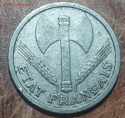 Франция 1943  2 франка - IMG_20210817_213523