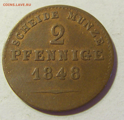 2 пфеннига 1848 Олденбург №1 22.08.2021 22:00 МСК - CIMG4808.JPG