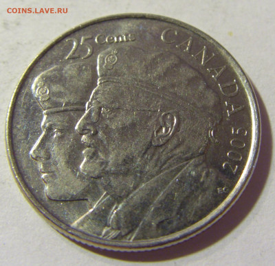 25 центов 2005 ветераны Канада №1 22.08.21 22:00 М - CIMG5176.JPG