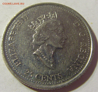 25 центов 1999 декабрь Канада №1 22.08.21 22:00 М - CIMG5182.JPG