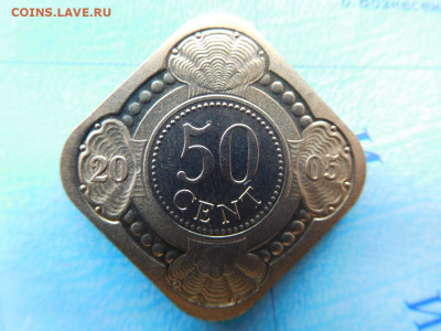 Нидерландские Антильские острова 50 центов, 2005 - 6