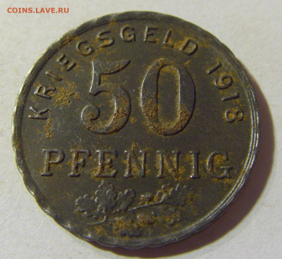 Нотгельд 50 пф 1918 Хаттинген №1 22.08.21 22:00 М - CIMG5457.JPG