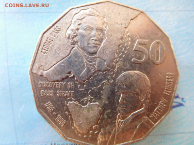 Австралия 50 центов, 1998 200 лет путешествию Джорджа Басса - 53